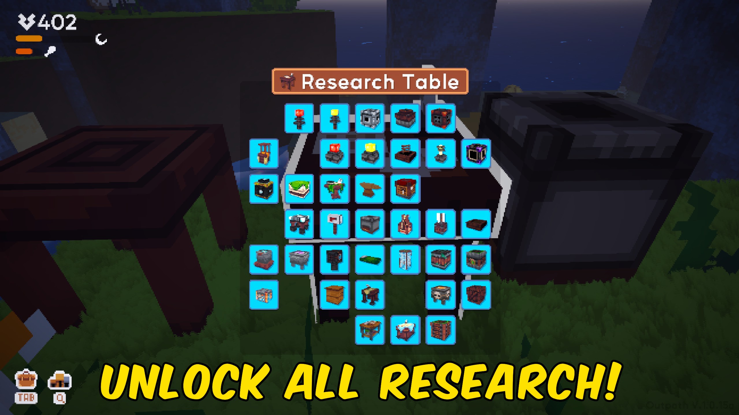 Outpath — Unlock All Research (screenshot 2)